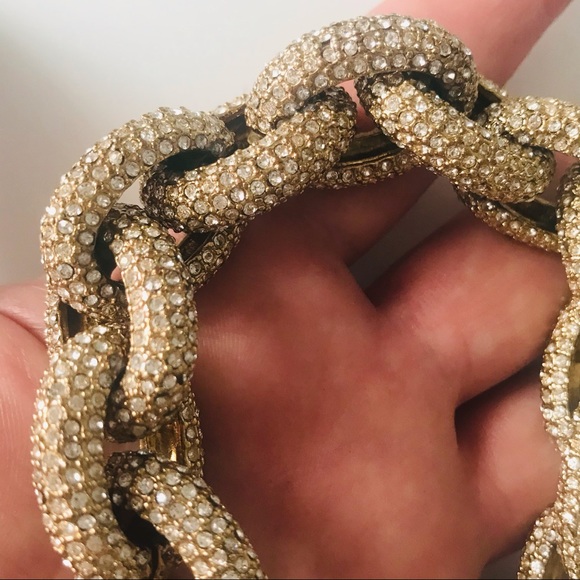 J CREW | Chunky Pave’ Bracelet - Picture 10 of 13